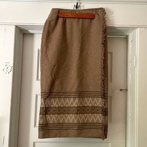 Lizsport vintage southern wrap blanket skirt pockets